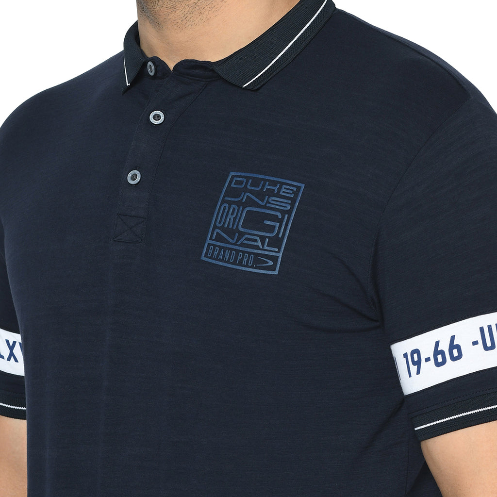 Duke Urban Men Polo Neck Half Sleeve T-Shirt (LQ4519)