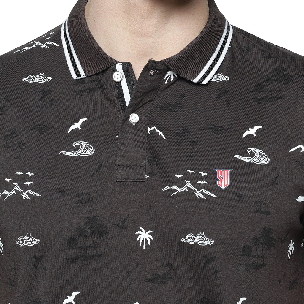 Duke Urban Men Half Sleeve Cotton Tshirt (MTLF218)