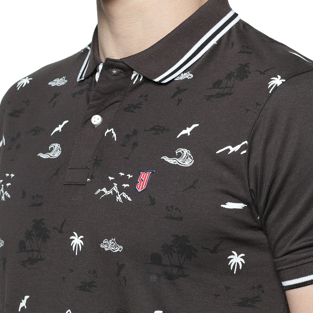 Duke Urban Men Half Sleeve Cotton Tshirt (MTLF218)