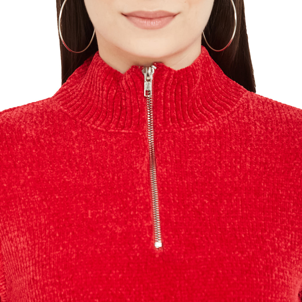Duke Urban Women Full Sleeve Half Zipper Pullover (SDS933)