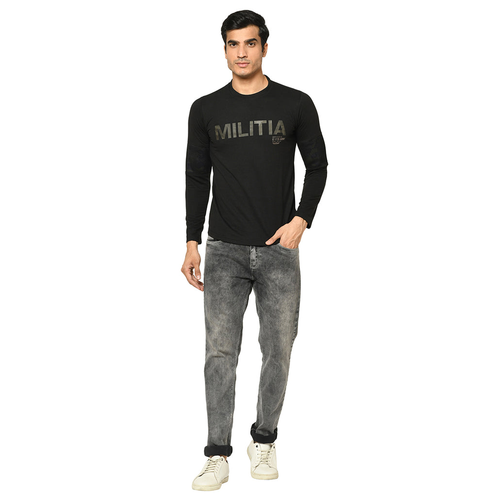 Duke Urban Men Full Sleeve Cotton T-shirt (LF3369)