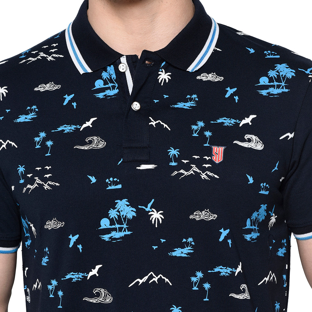 Duke Urban Men Half Sleeve Cotton Tshirt (MTLF218)