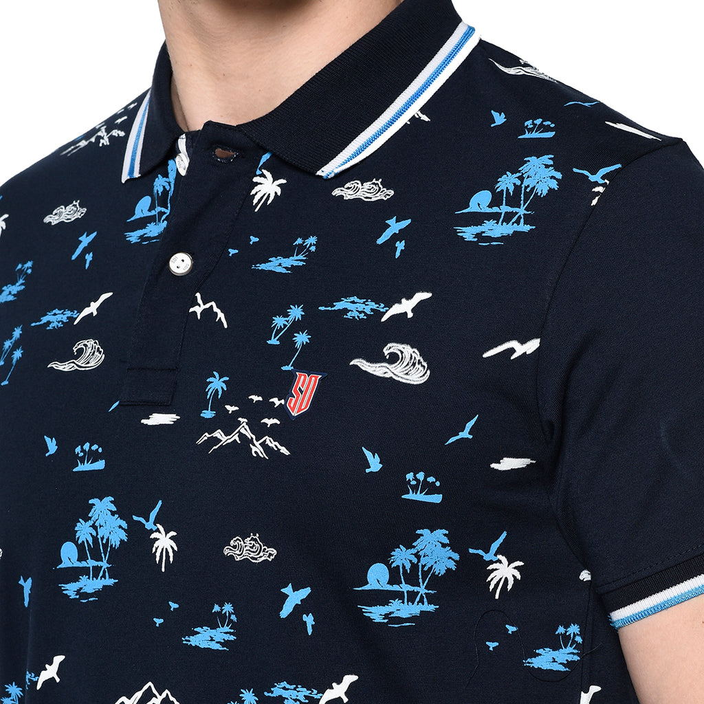 Duke Urban Men Half Sleeve Cotton Tshirt (MTLF218)