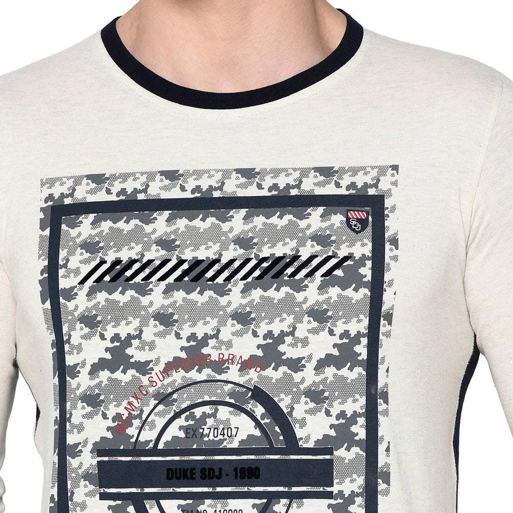 Duke Urban Men Stardust full Sleeve T-Shirt (LF3360)