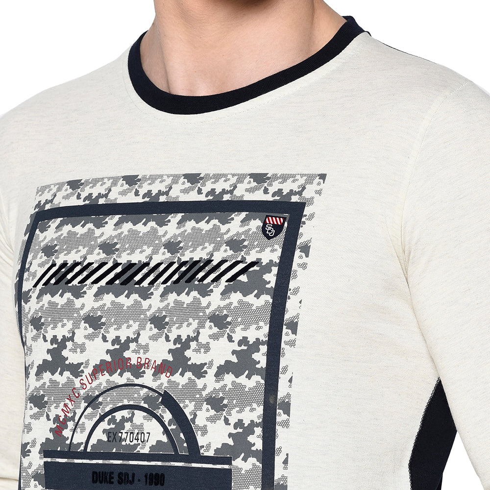 Duke Urban Men Stardust full Sleeve T-Shirt (LF3360)