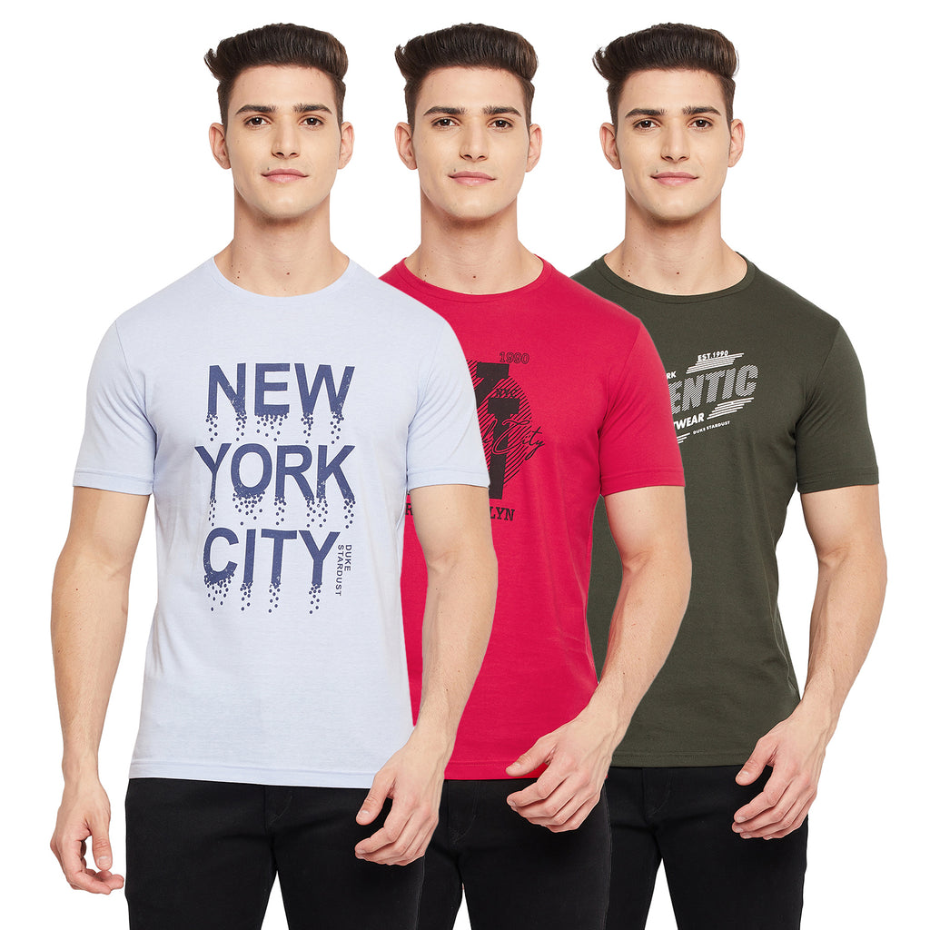Duke Urban Men Half Sleeve Cotton T-shirt (SDVP38)