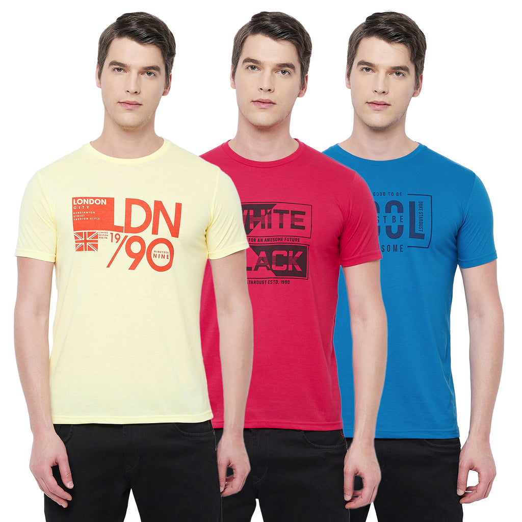Duke Urban Men Half Sleeve Cotton T-shirt (ONSDVP37)