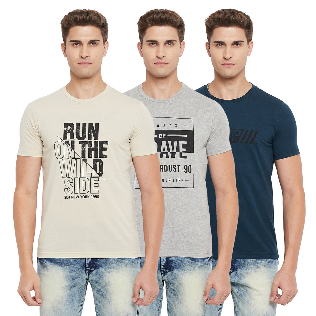 Duke Urban Men Half Sleeve Cotton T-shirt (ONSDVP37)