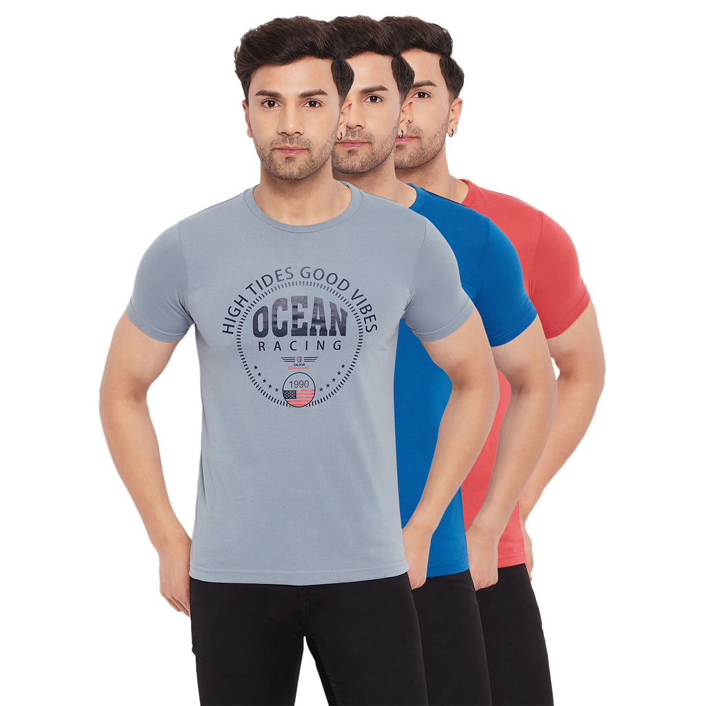 Duke Urban Men Half Sleeve Cotton T-shirt (ONSDVP39)