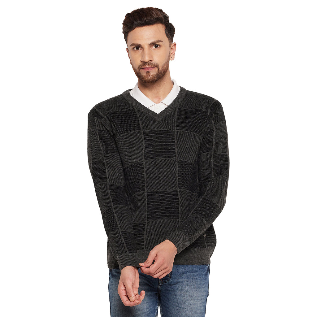 Duke Urban Men Full Sleeve V-Neck Sweater (SDS2053)