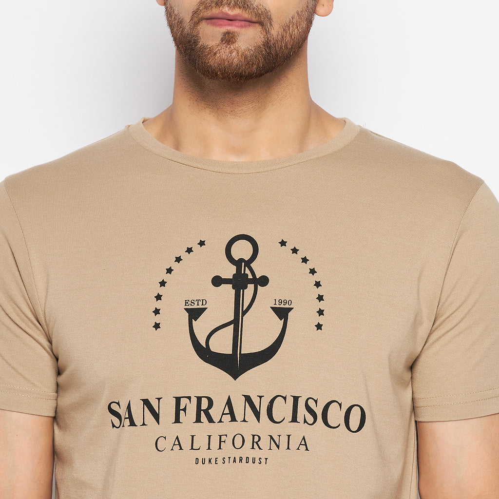 Duke Urban Men Half Sleeve Cotton T-shirt (ONSDVP39)