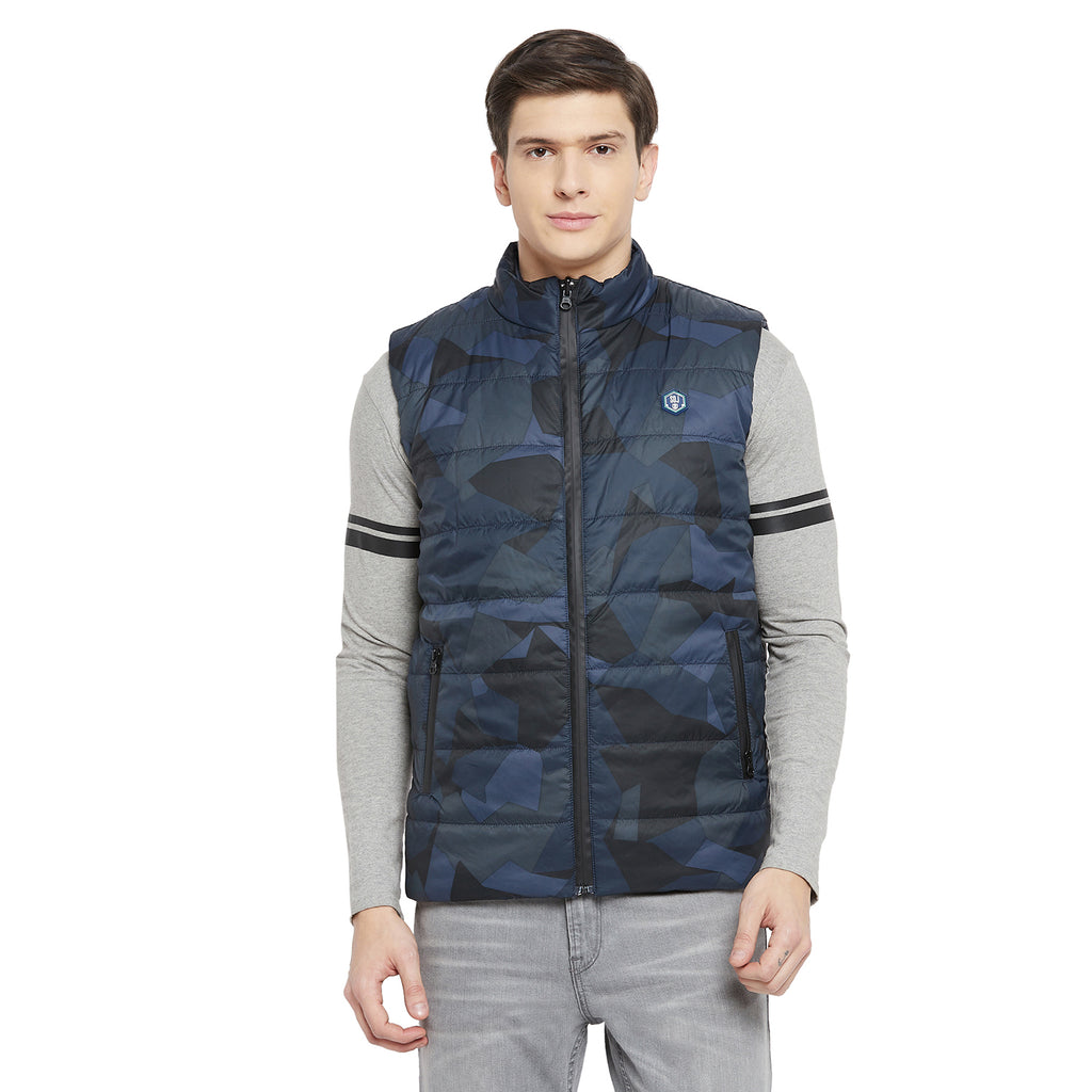 Duke Urban Men Sleeveless Reversible Jacket (SDZ907)