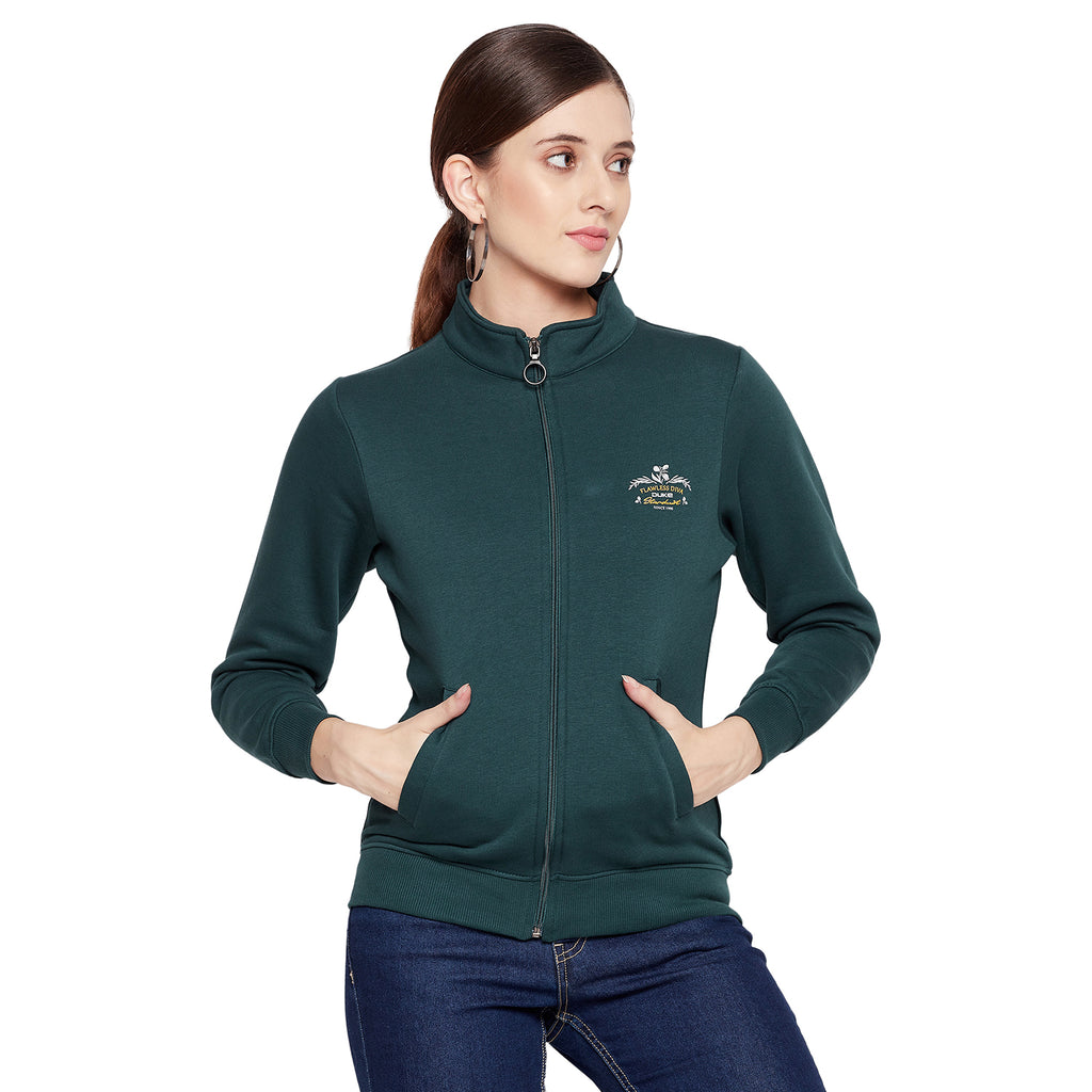 Duke Urban Women Full Sleeve Zipper Sweatshirt (LFX870)