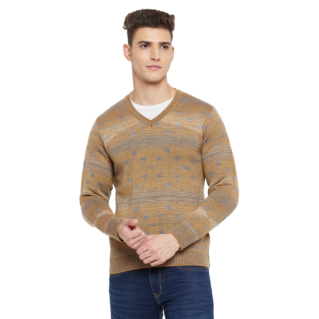 Duke Urban Men Full Sleeve V Neck Sweater (SDS2066)