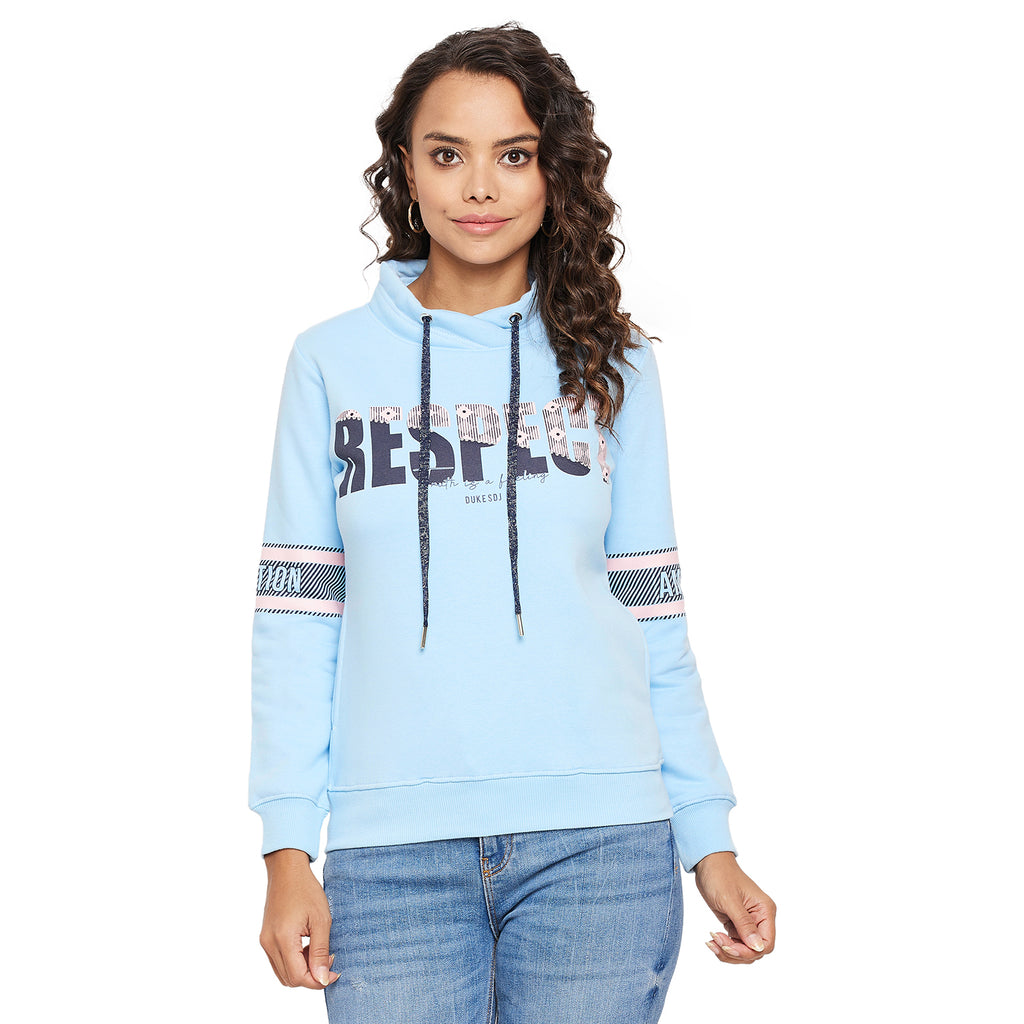Duke Urban Women Full Sleeve Round Neck Sweatshirt (LFX814)