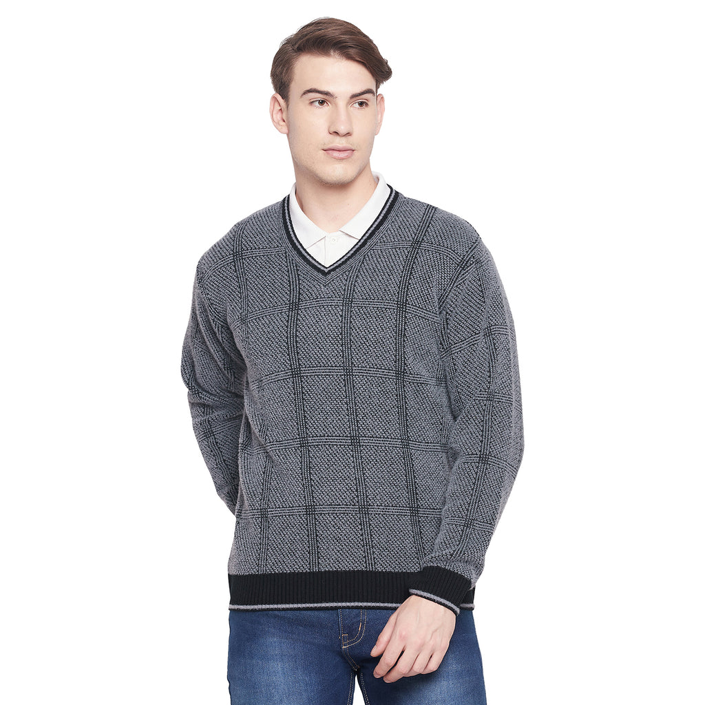 Duke Urban Men Full Sleeve V Neck Sweater (SDS2067)
