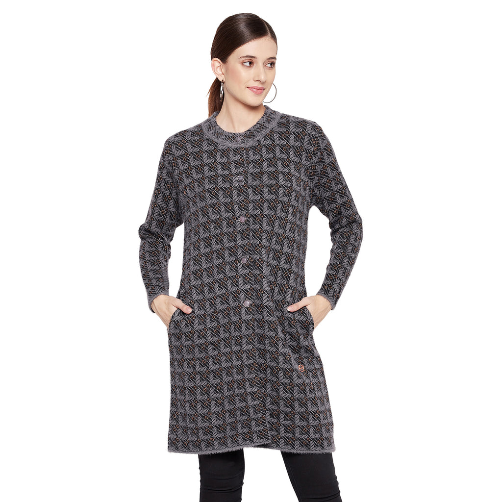 Duke Urban Women Full Sleeve Long Cardigan (SDS1091)