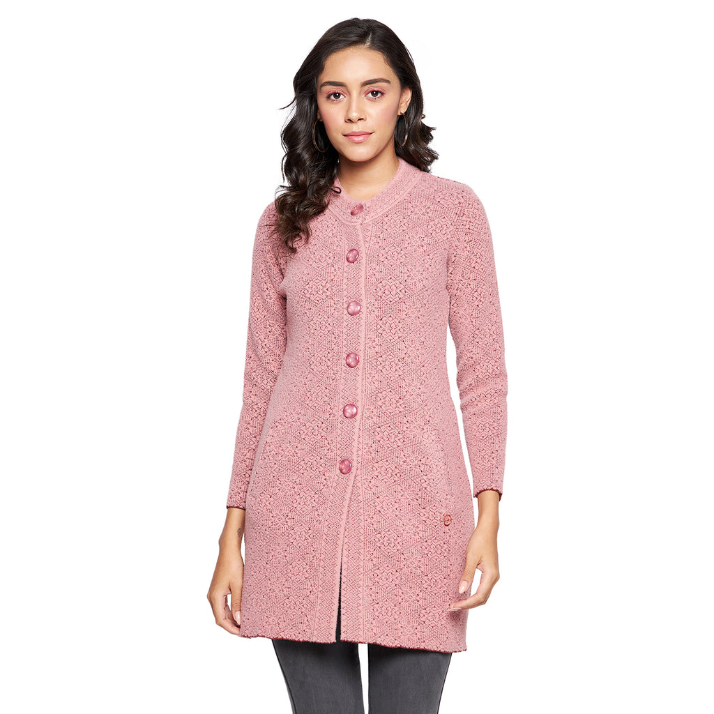 Duke Urban Women Full sleeve Round Neck Cardigan (SDS1092)