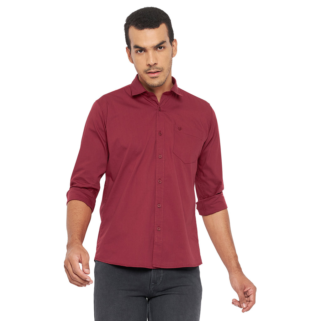 Duke Urban Men Full Sleeve Cotton Shirt (SDO8PLPS)