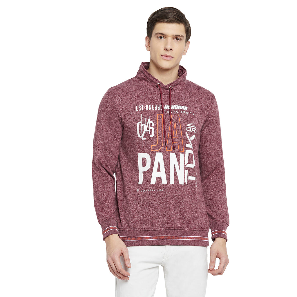 Duke Urban Men Cowl Neck Sweatshirt (LF3878)