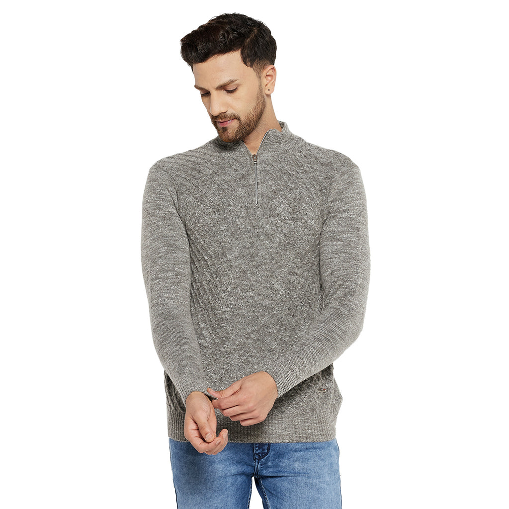 Duke Urban Men Full Sleeve Half Zip Sweater (SDS2080)