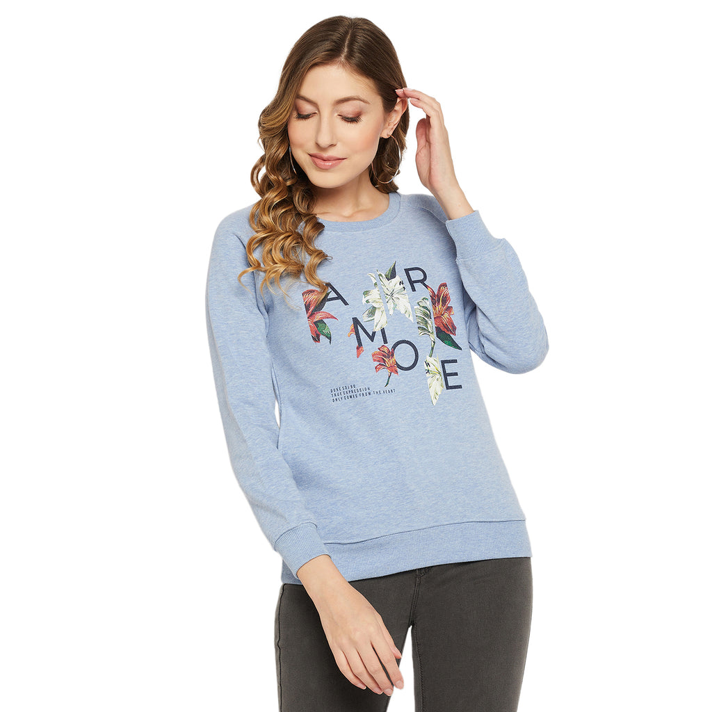Duke Urban Women Full Sleeve Round Neck Sweatshirt (LFX861)