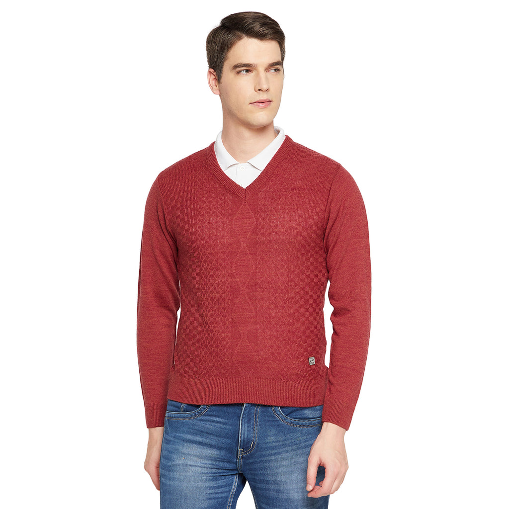 Duke Urban Men Full Sleeve V Neck Sweater (SDS8096)