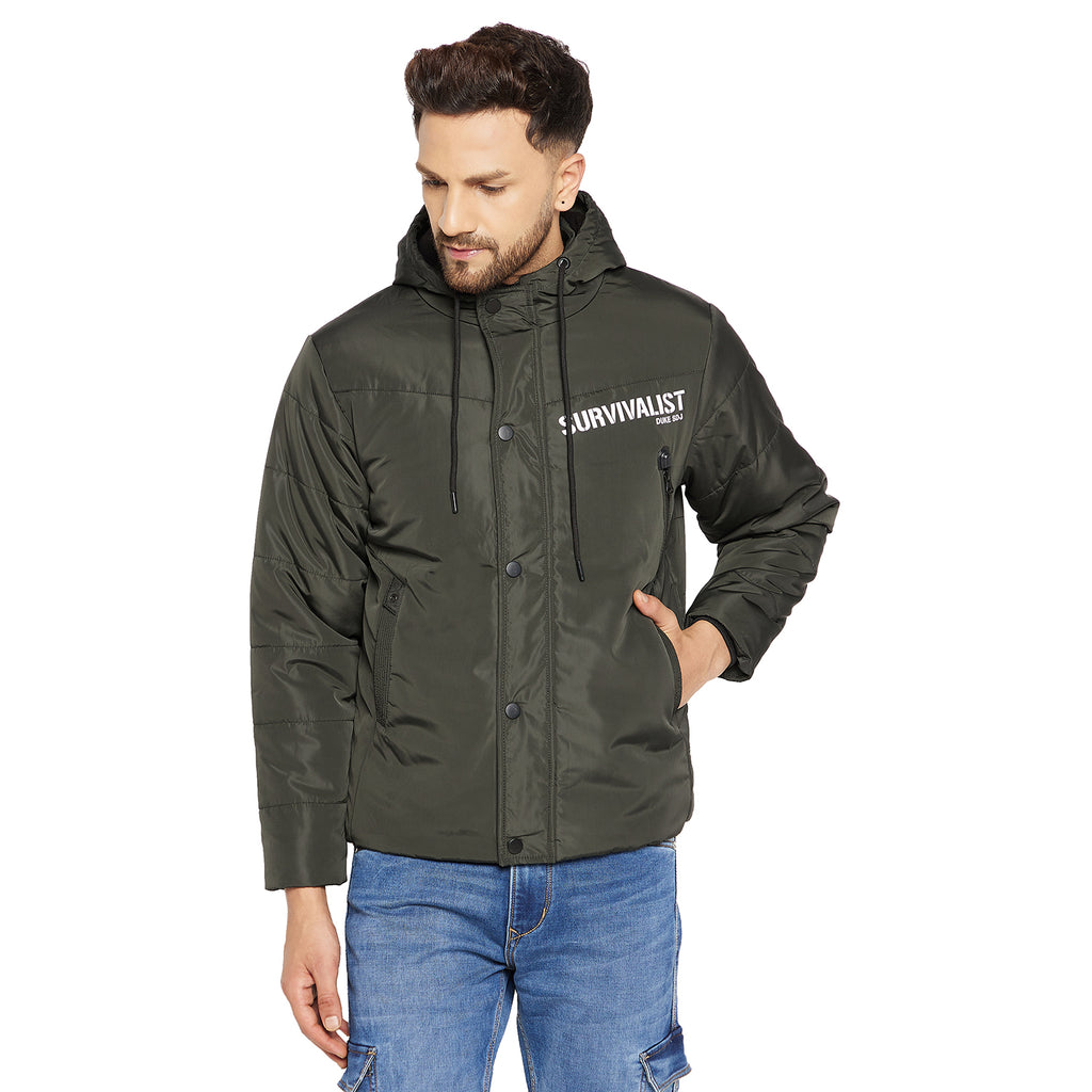 Duke Urban Men Full Sleeve Hooded Jacket (SDZ1087)