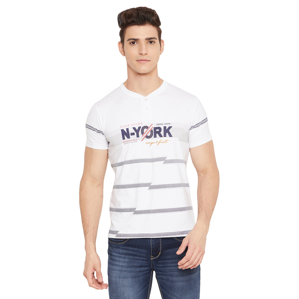 Duke Urban Men Half Sleeve Cotton T-shirt (LQ3715)