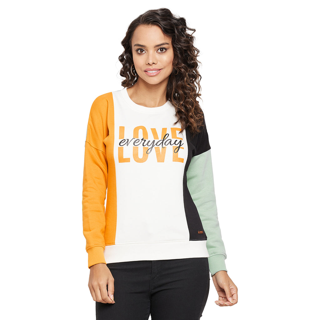 Duke Urban Women Full Sleeve Round Neck Sweatshirt (LFX874)
