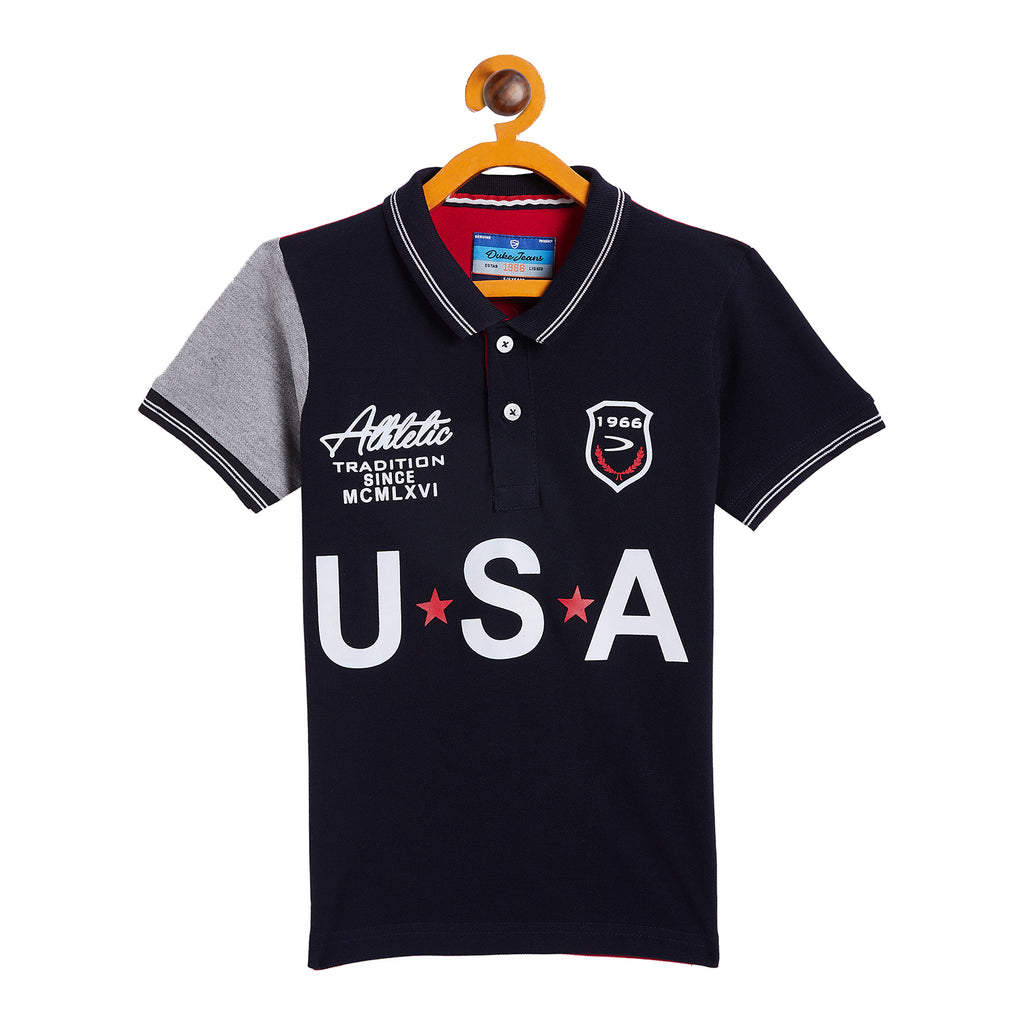 Duke Urban Boys Half Sleeve Cotton T-shirt (LF632)