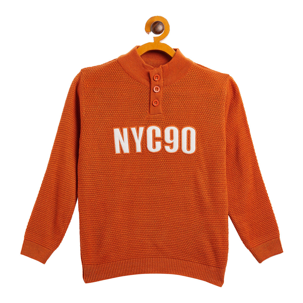 Duke Urban Boys Full Sleeve Button Placket Sweater (SDS3604)