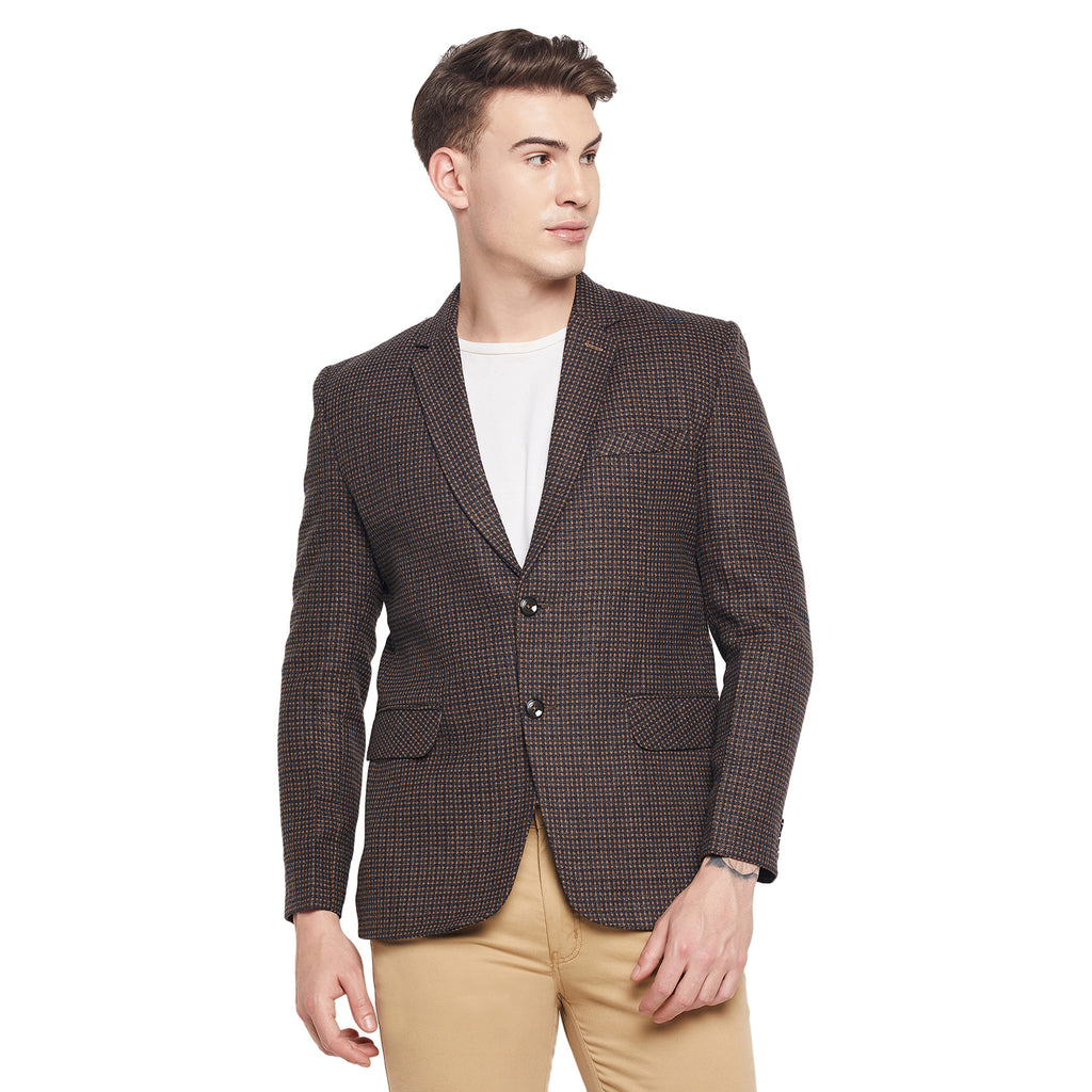 Duke Urban Men Full Sleeve Lapel Neck Coat (SDZ936)
