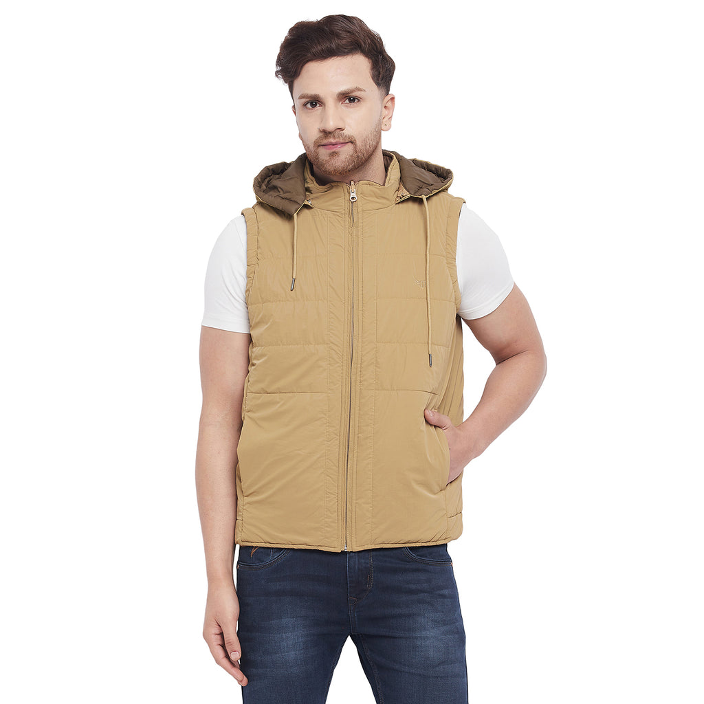 Duke Urban Men Sleeveless Reversible Jacket (SDZ913)