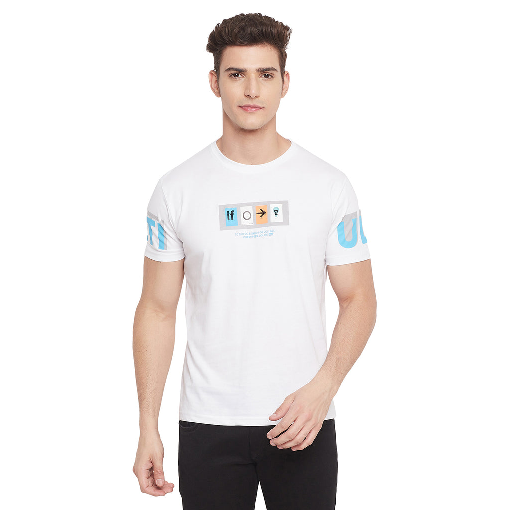 Duke Urban Men Half Sleeve Cotton T-shirt (LF5038)