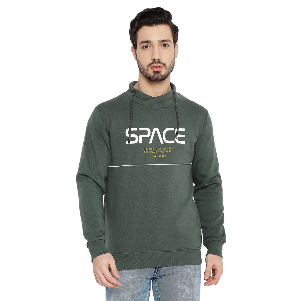 Duke Urban Men Cowl Neck Sweatshirt (LF6121)