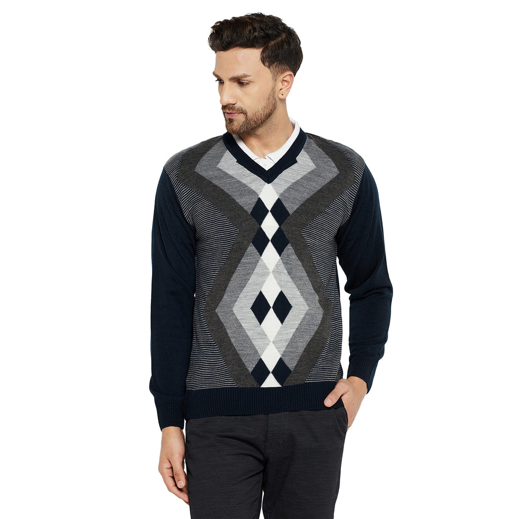 Duke Urban Men Full Sleeve V Neck Sweater (SDS2057)