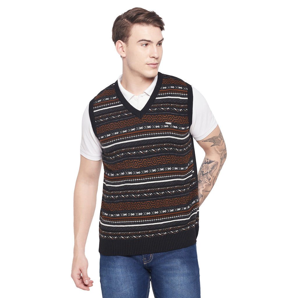 Duke Urban Men Sleeveless V Neck Sweater (SDS2029)
