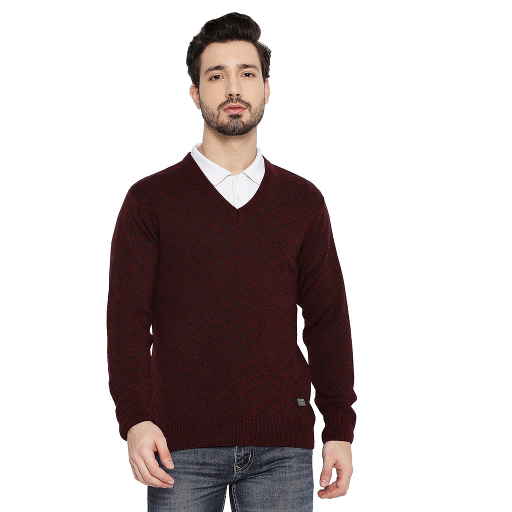 Duke Urban Men Full Sleeve V Neck Sweater (SDS2055)