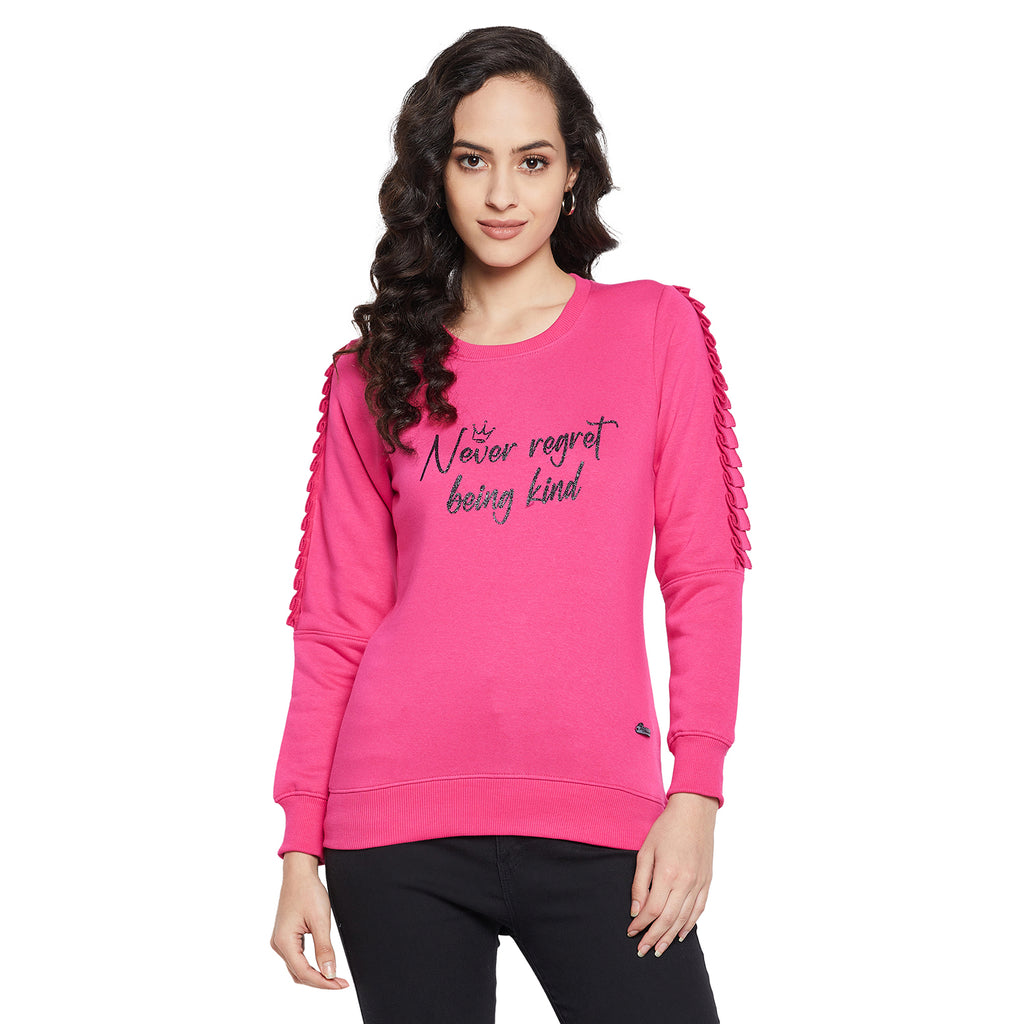 Duke Urban Women Full Sleeve Round Neck Sweatshirt (LFX833)