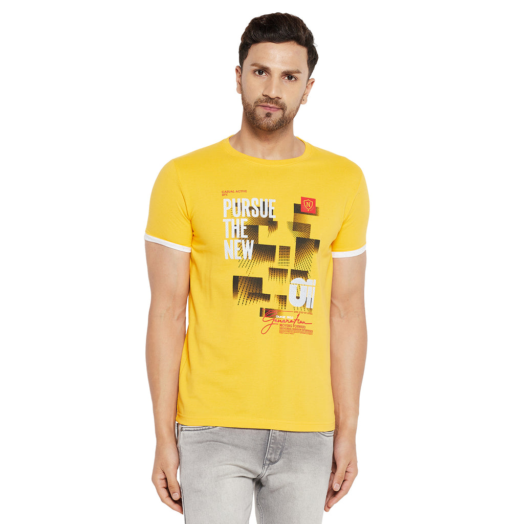 Duke Urban Men Half Sleeve Cotton T-shirt (LF5456)