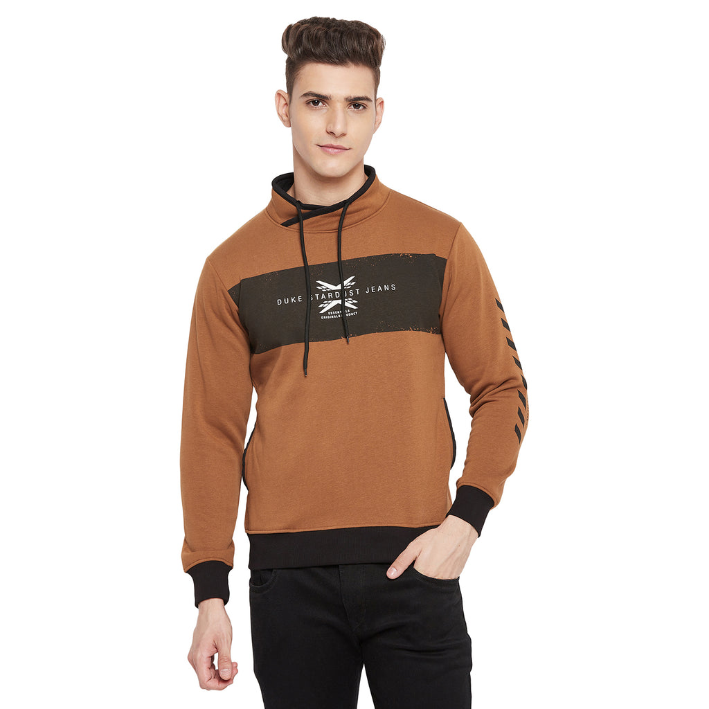 Duke Urban Men Cowl Neck Sweatshirt (LF3849)