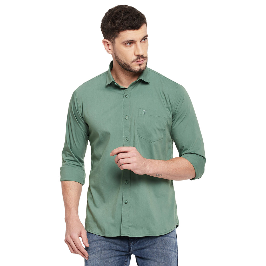 Duke Urban Men Full Sleeve Cotton Shirt (SDO8PLPS)