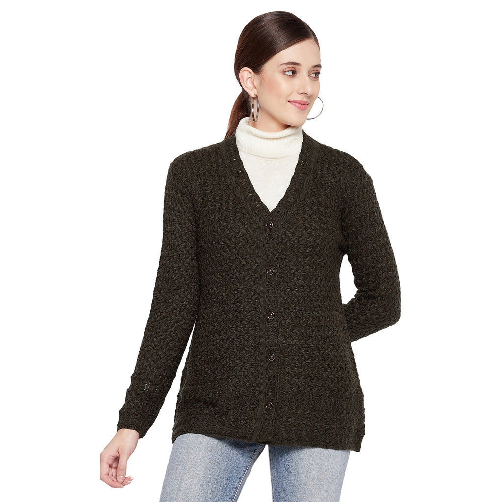 Duke Urban Women Full Sleeve Cardigan (SDS1068)