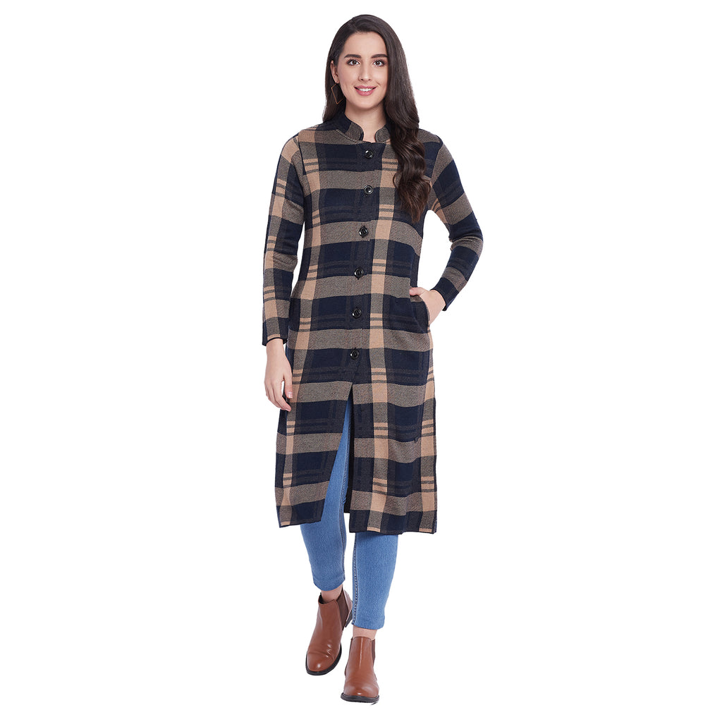 Duke Urban Women Full Sleeve Long Cardigan (SDS941)