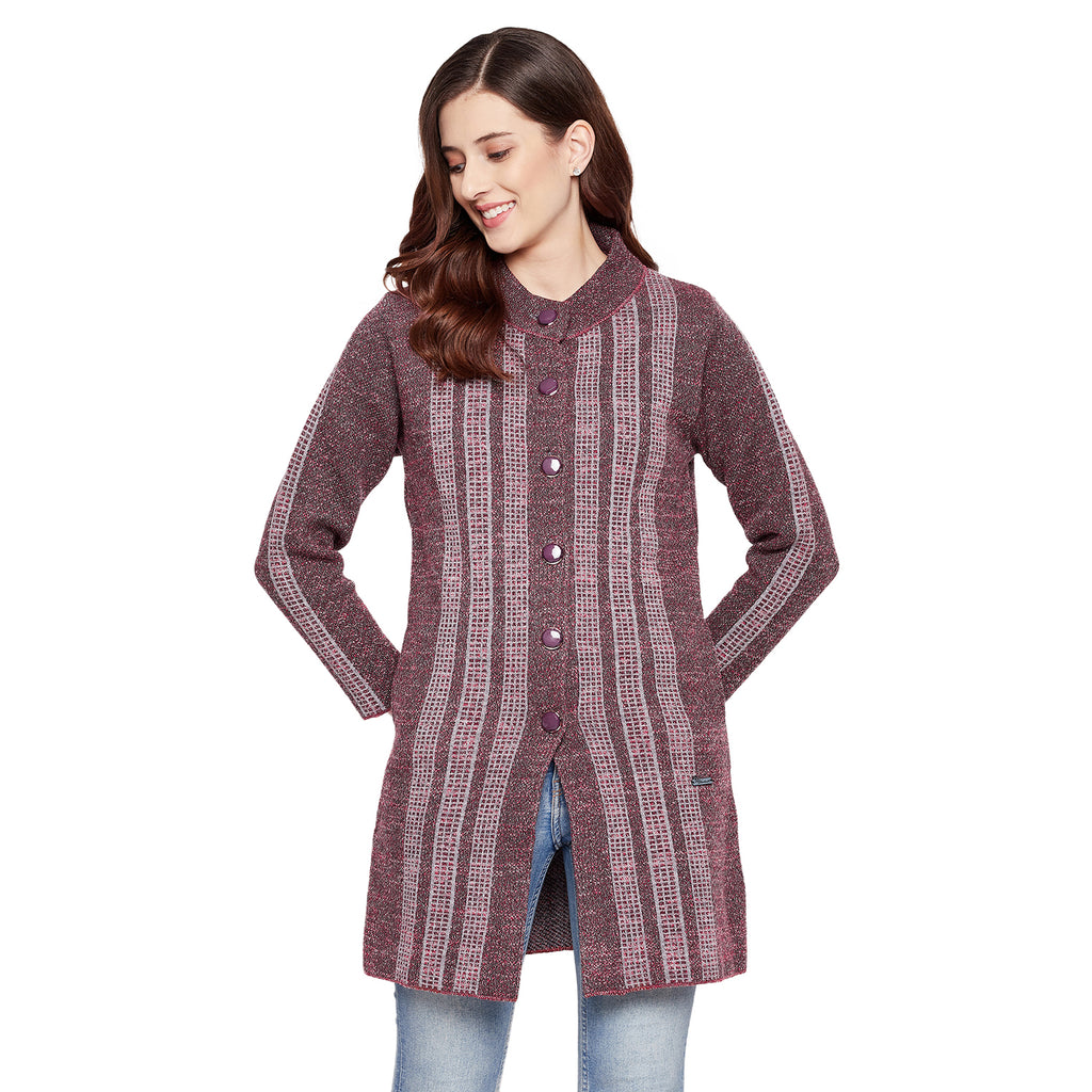 Duke Urban Women Full Sleeve Long Cardigan (SDS1086)