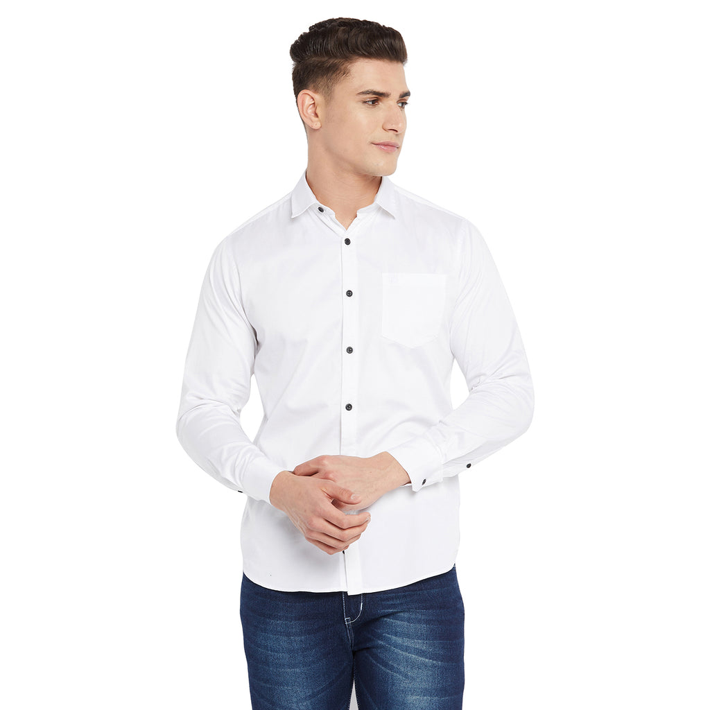 Duke Urban Men Full Sleeve  Cotton Shirt (SDO5SATR)