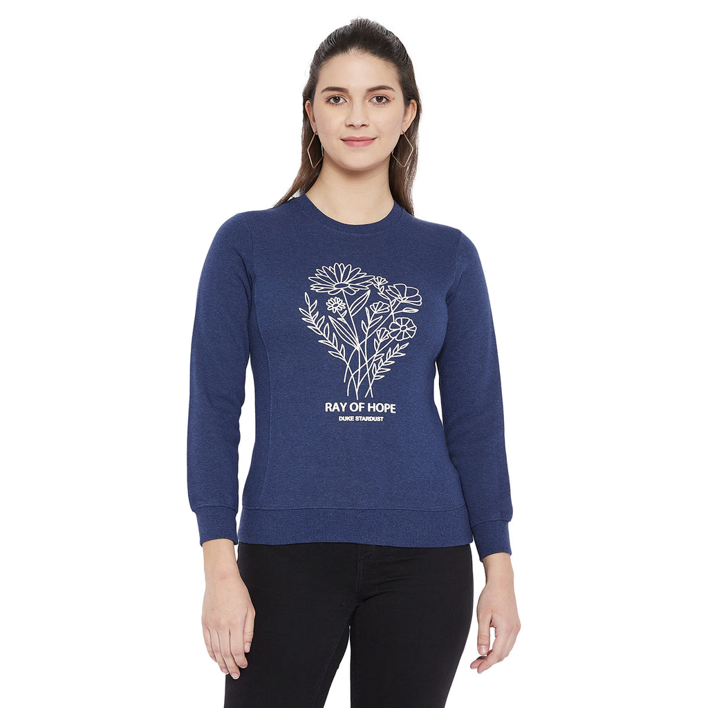Duke Urban Women Round Neck Sweatshirt (MLFX674)
