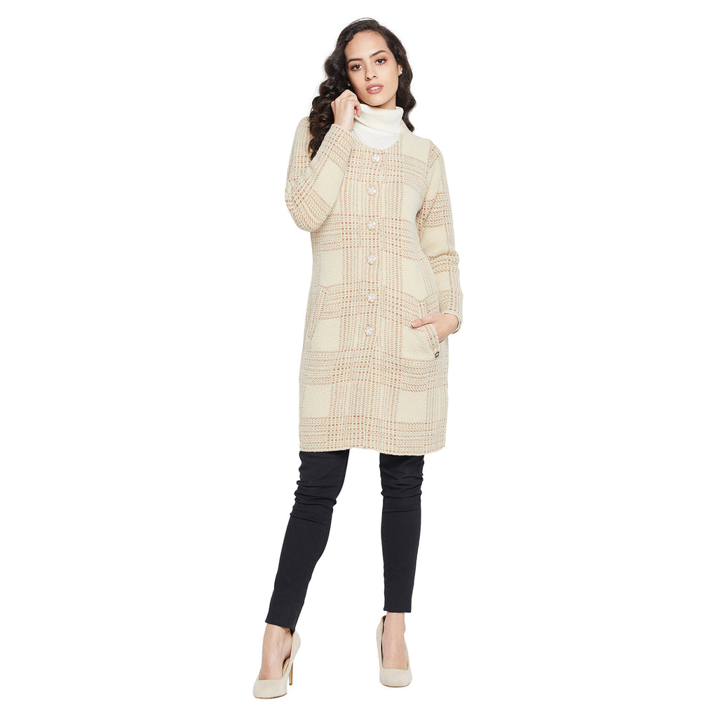 Duke Urban Women Full sleeve Round Neck Cardigan (SDS1099)