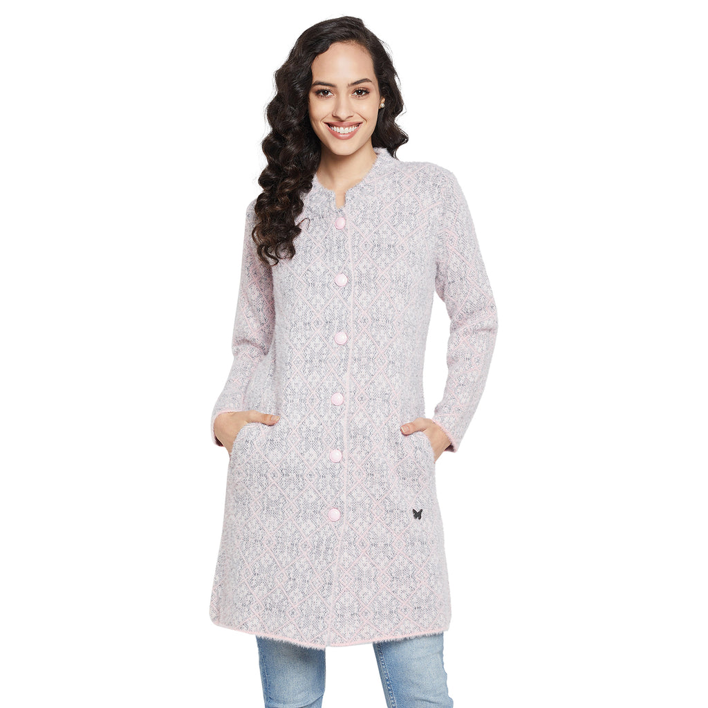 Duke Urban Women Full sleeve Round Neck Cardigan (SDS1098)